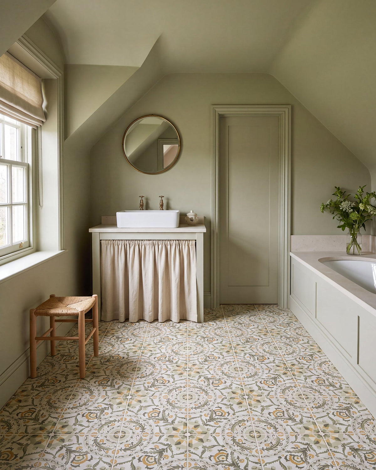Ca’ Pietra Sanderson - Anthos Sage Porcelain Pattern — official gallery image 1