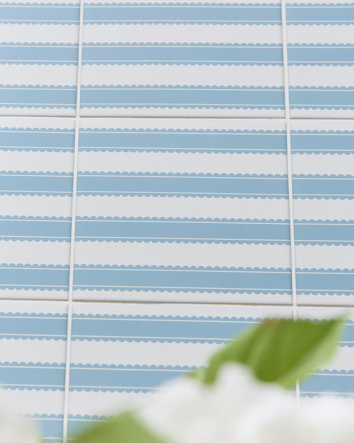 Ca’ Pietra Sanderson - Pinetum Stripe Dove Blue Porcelain — official gallery image 4