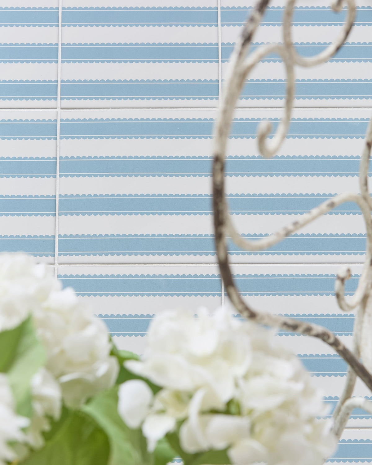 Ca’ Pietra Sanderson - Pinetum Stripe Dove Blue Porcelain — official gallery image 6