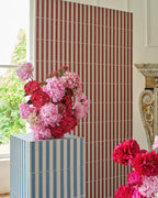 Ca’ Pietra Sanderson - Pinetum Stripe Madder Porcelain — official gallery image 4