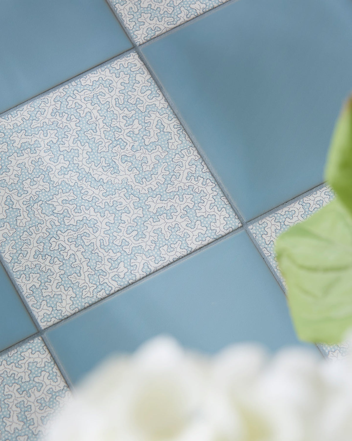 Ca’ Pietra Sanderson - Plain Dove Blue Porcelain — official gallery image 1