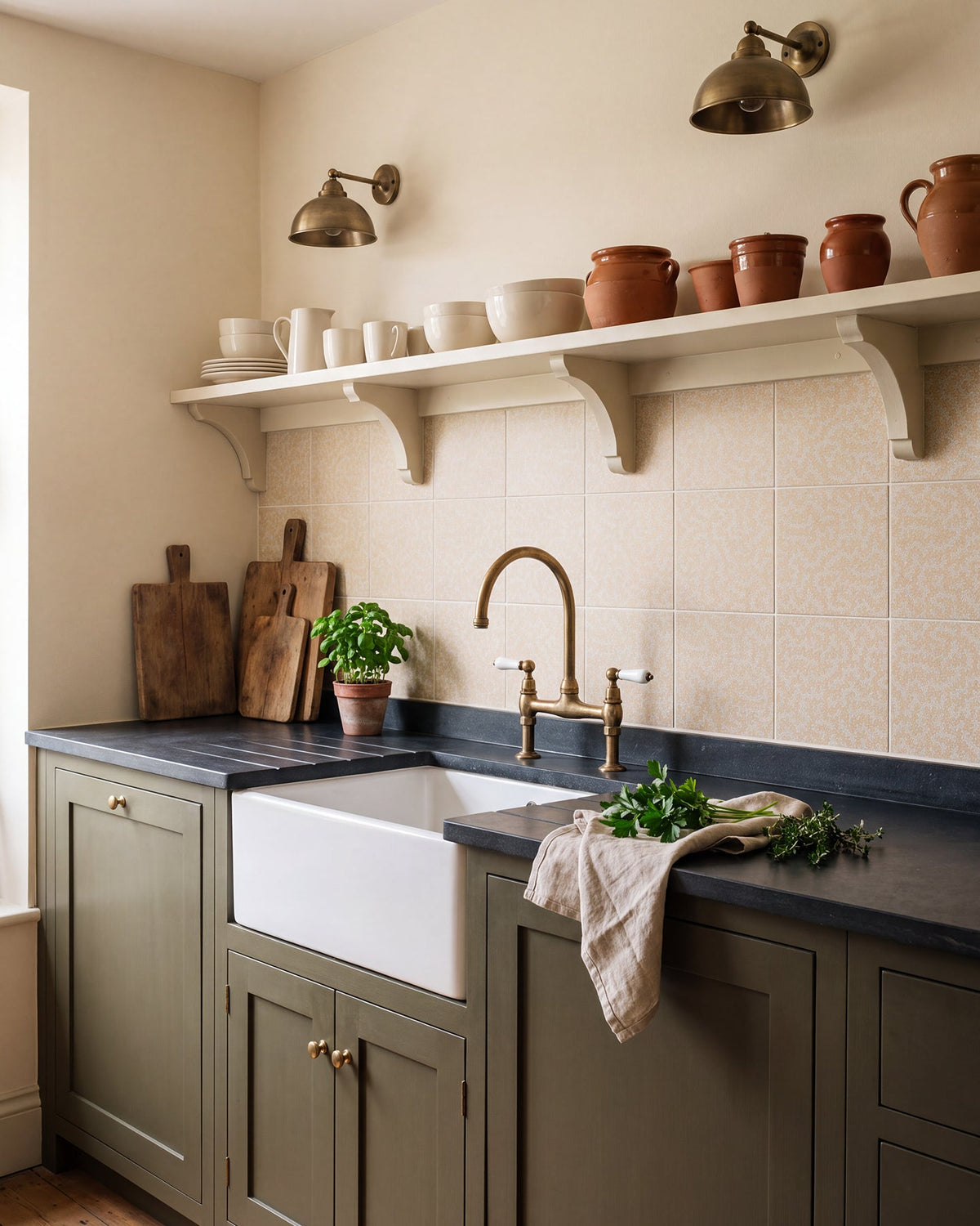 Ca’ Pietra Sanderson - Truffle Ochre Porcelain Pattern — official gallery image 9