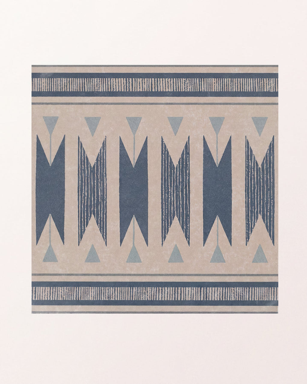 Ca’ Pietra Aventuras Ziggy Border Blue Porcelain — official gallery image 2