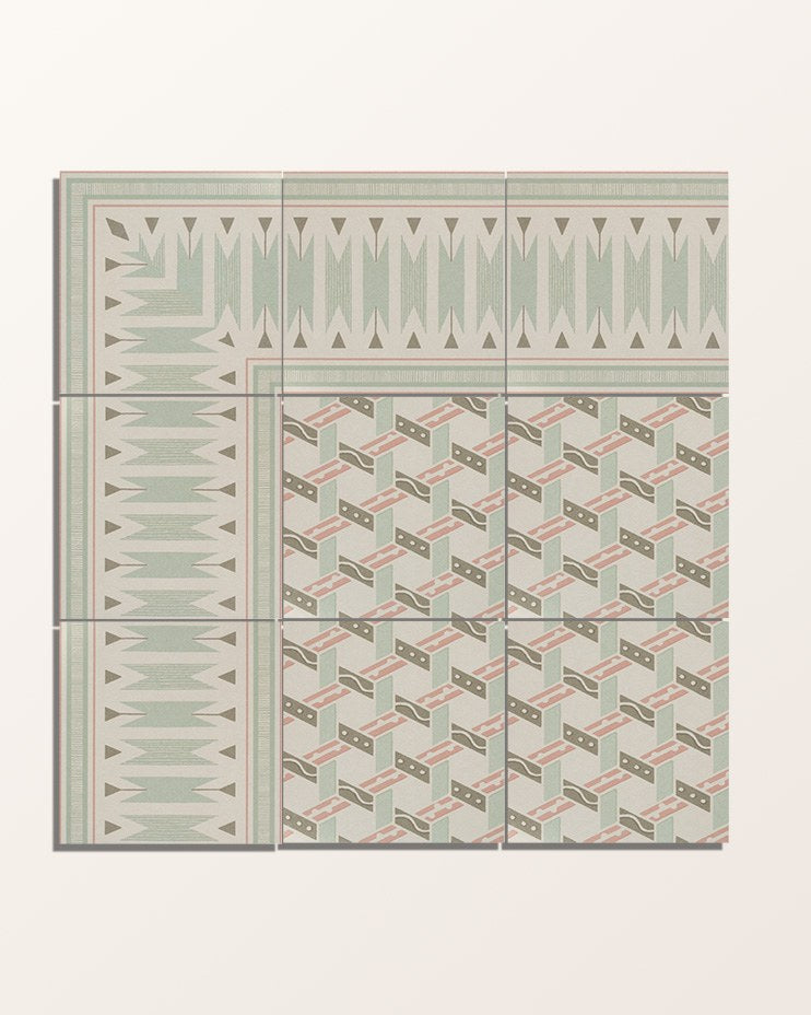Ca’ Pietra Aventuras Ziggy Corner Olive Porcelain — official gallery image 4