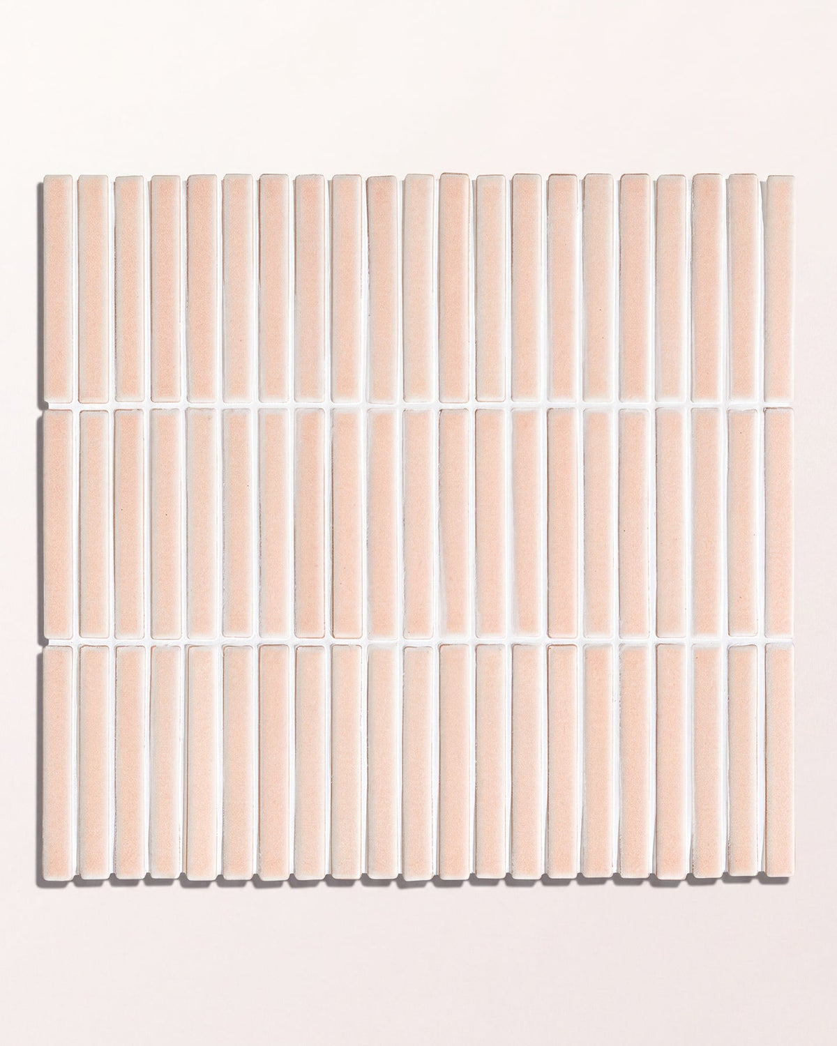 Ca’ Pietra Bamboo Porcelain Mosaic Blush — official gallery image 2