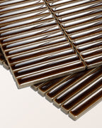 Ca’ Pietra Bamboo Porcelain Mosaic Caramel — official gallery image 7