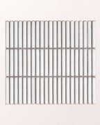 Ca’ Pietra Bamboo Porcelain Mosaic White — official gallery image 2