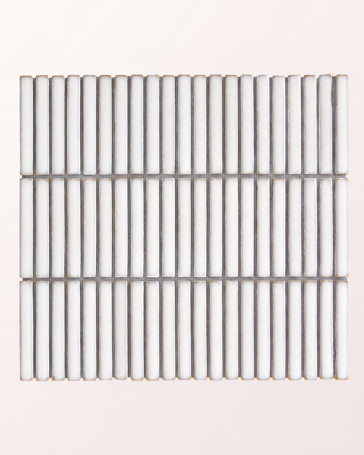Ca’ Pietra Bamboo Porcelain Mosaic White — official gallery image 2