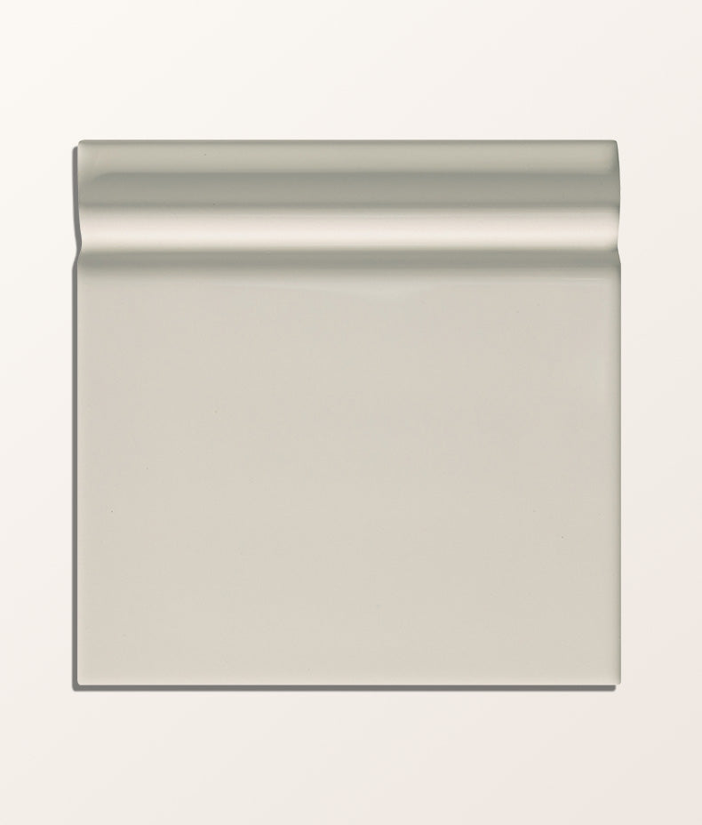 Ca’ Pietra Victorian Style™ Wall Ceramic Cotton White Skirting — official gallery image 4