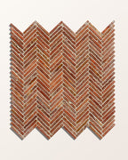 Ca’ Pietra Athens Rosso Travertine Mosaic — official gallery image 2