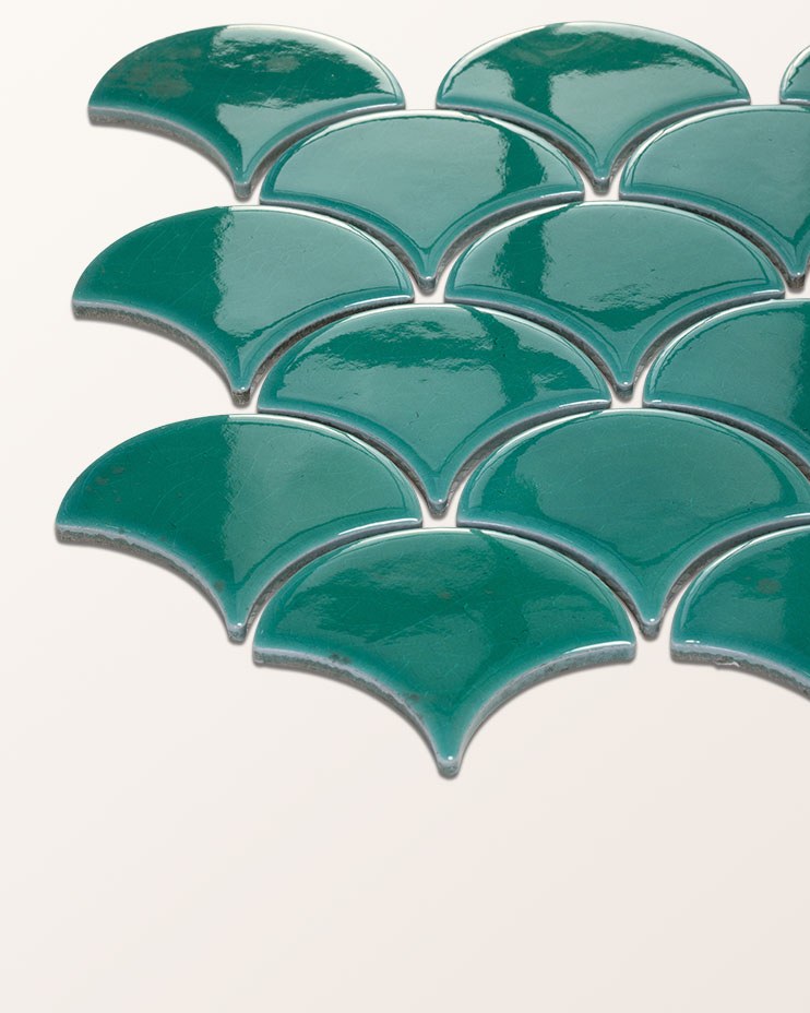 Ca’ Pietra Atlantis Porcelain Mosaic Emerald — official gallery image 6