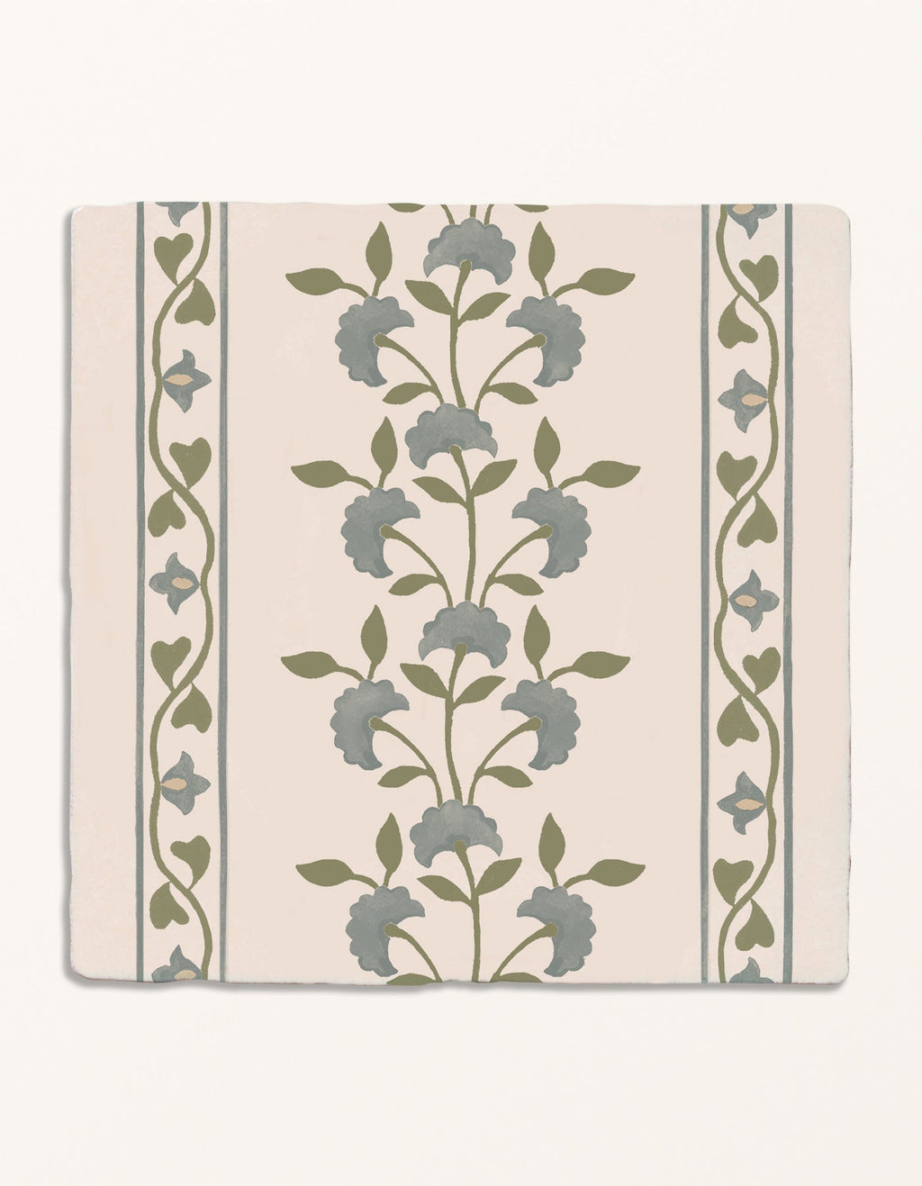 Ca’ Pietra STUDIO Sanderson - Anthos Pottery Blue Border & Corner — official gallery image 1
