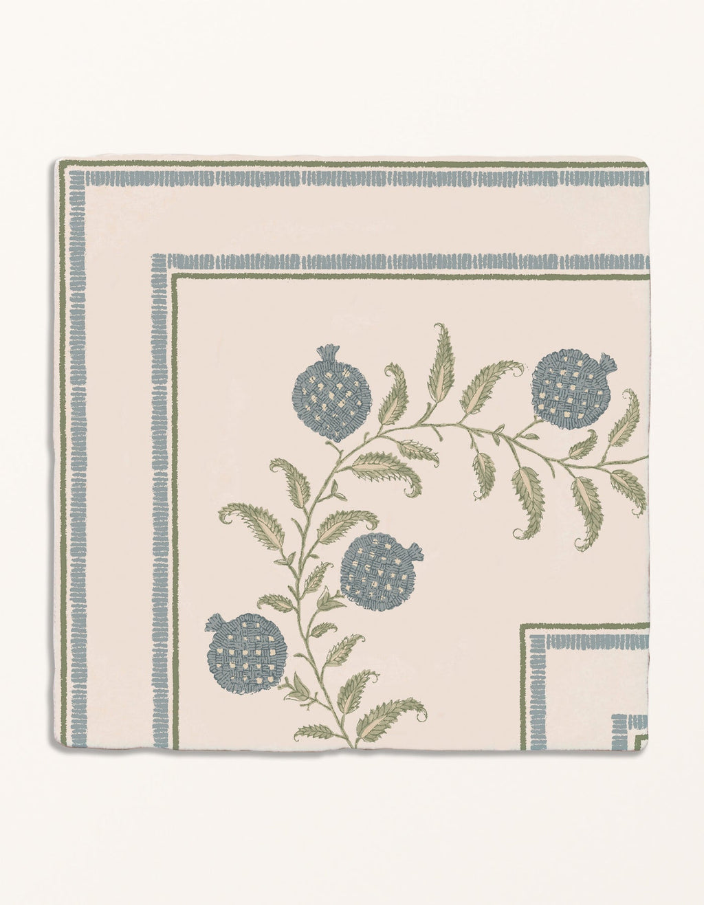 Ca’ Pietra STUDIO Sanderson - Anaar Pottery Blue Border & Corner — official gallery image 2