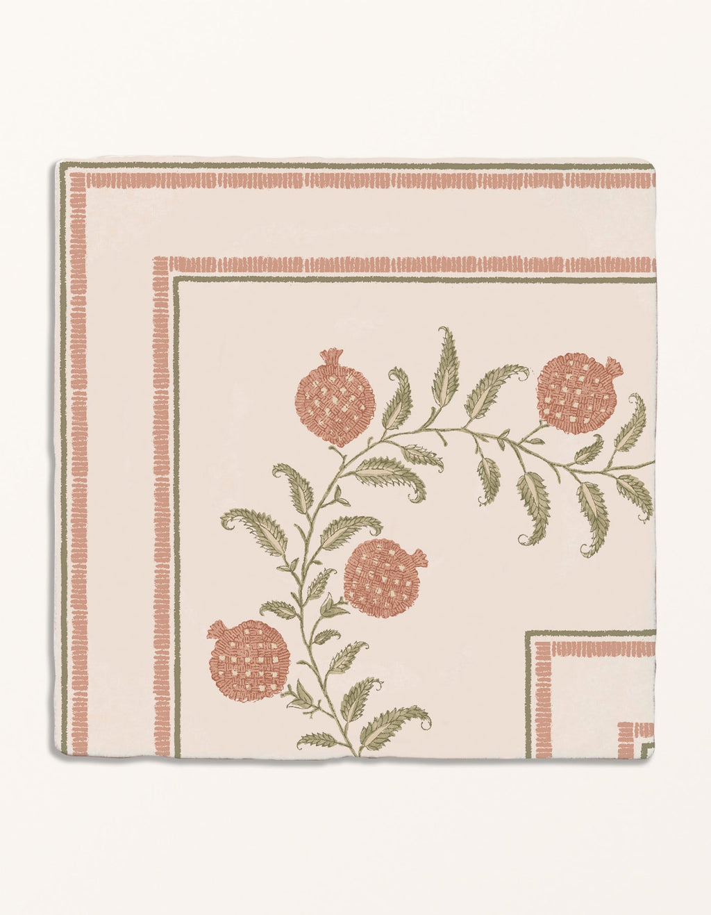 Ca’ Pietra STUDIO Sanderson - Anaar Pink Clay Border & Corner — official gallery image 2
