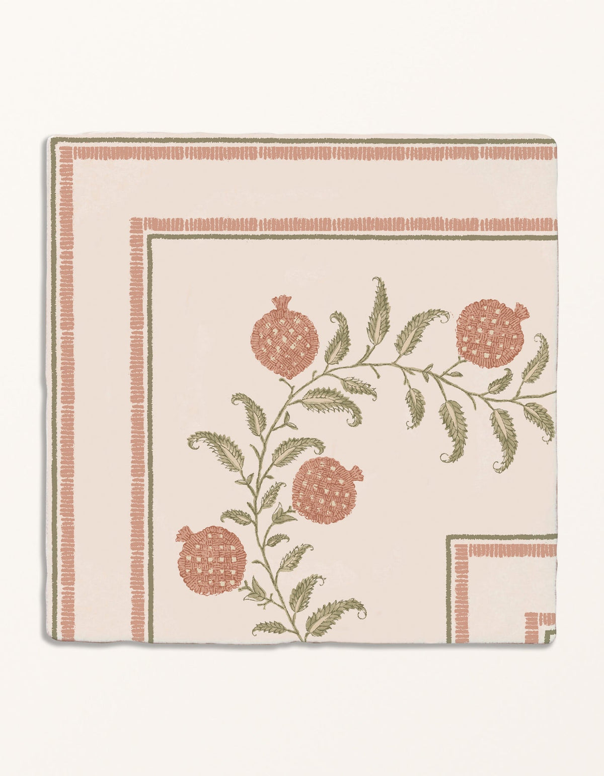 Ca’ Pietra STUDIO Sanderson - Anaar Pink Clay Border & Corner — official gallery image 2
