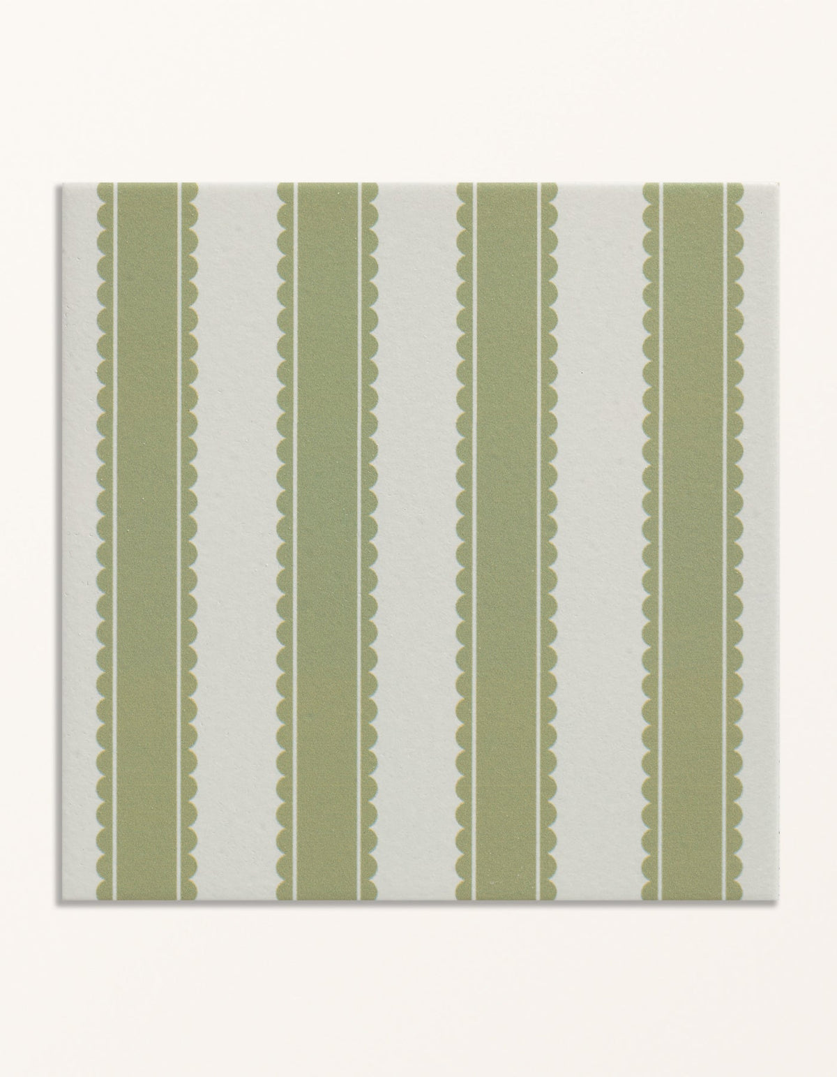 Ca’ Pietra Sanderson - Pinetum Stripe Sage Porcelain — official gallery image 2