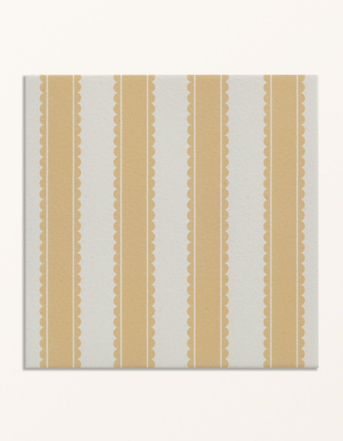 Ca’ Pietra Sanderson - Pinetum Stripe Ochre Porcelain — official gallery image 2