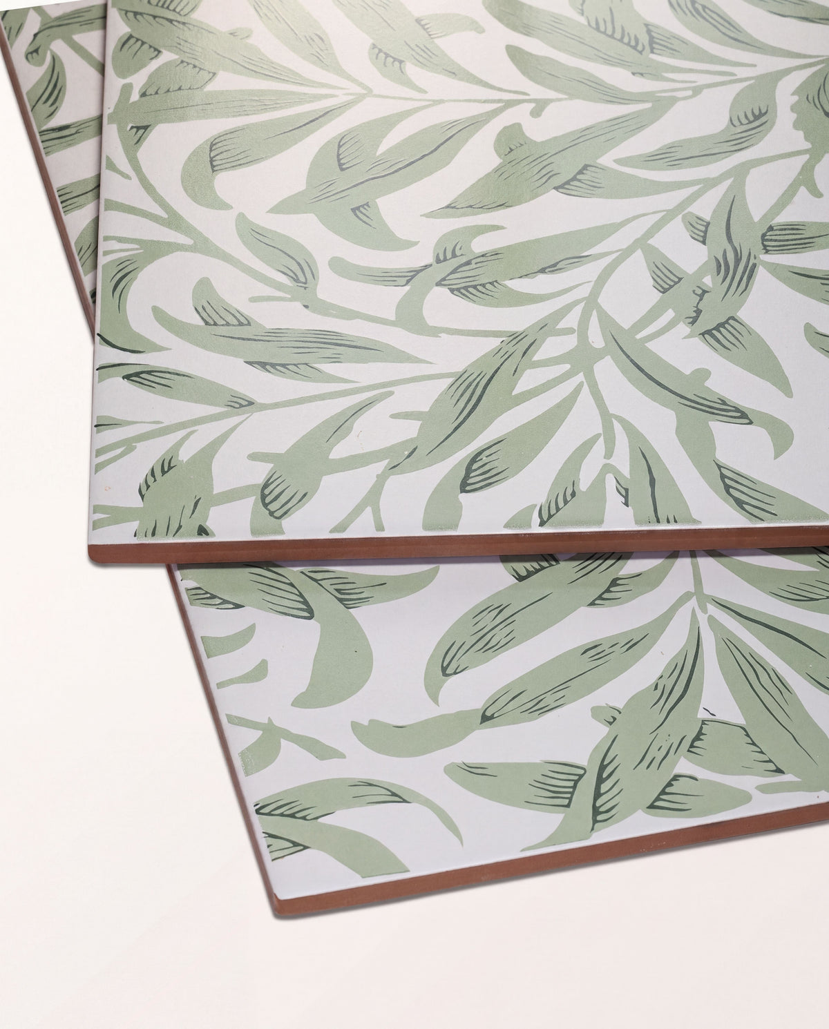Ca’ Pietra Silk Screen Ceramic Willow Cottage Spring Leaf — official gallery image 6