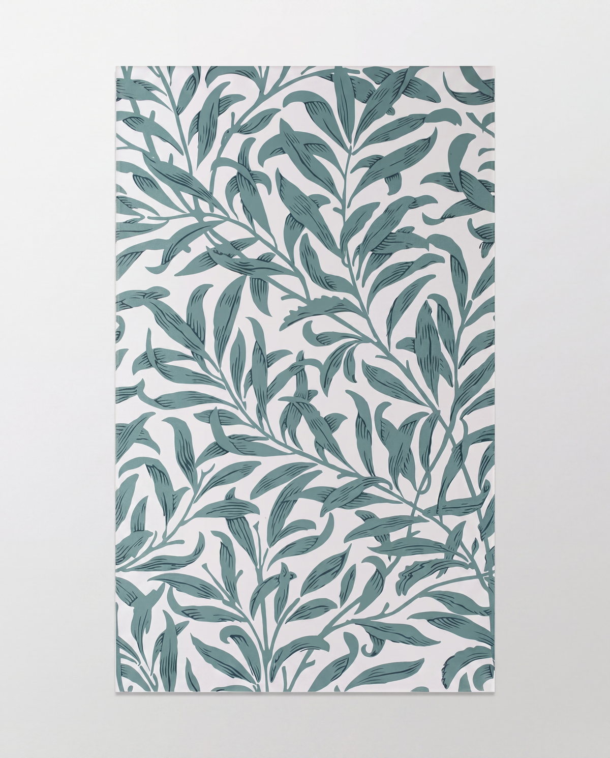 Ca’ Pietra Silk Screen Ceramic Willow Cottage Teal — official gallery image 2