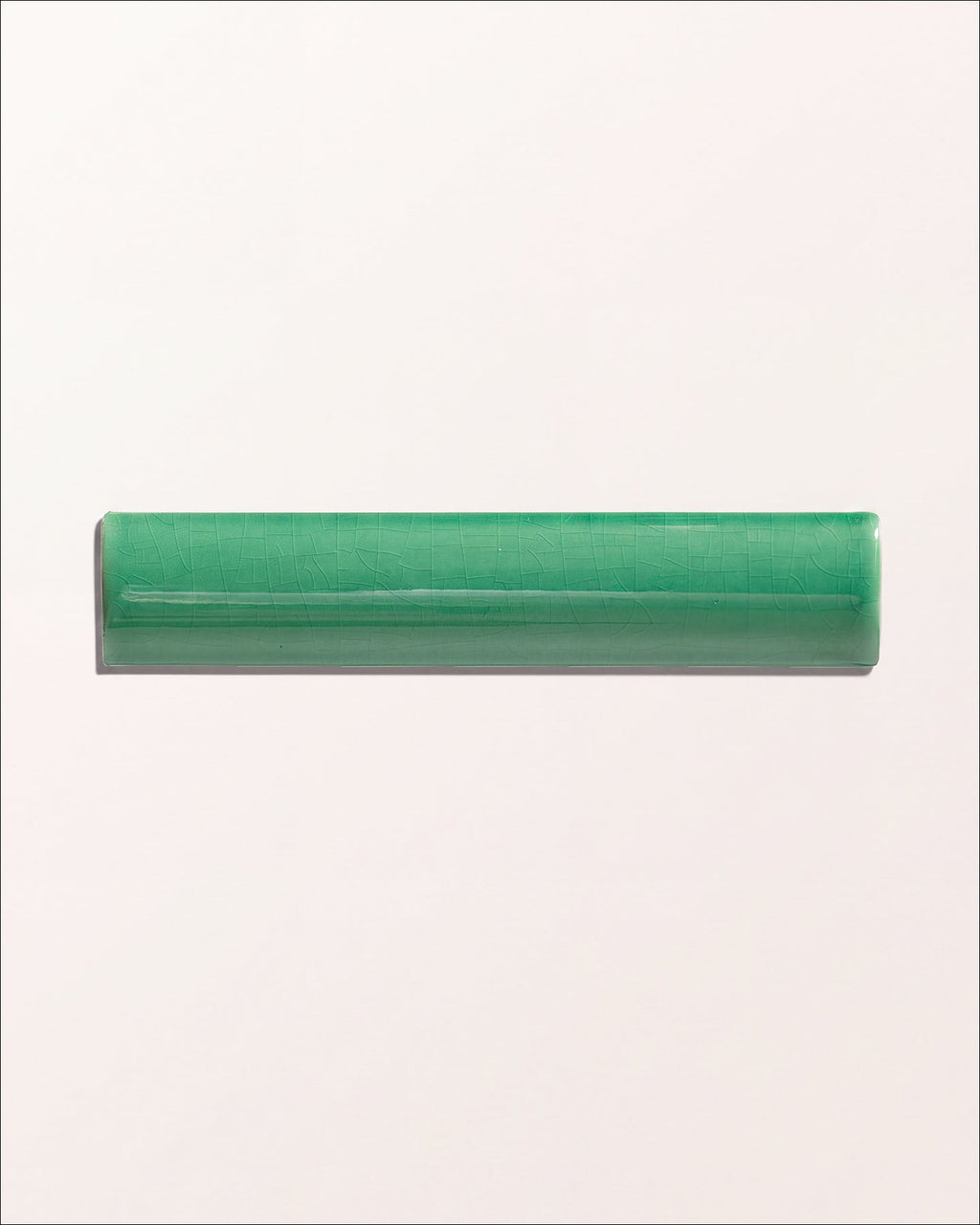 Ca’ Pietra Victorian Style™ Wall Ceramic Emerald Green Simple Beading Crackle Glaze — official gallery image 2
