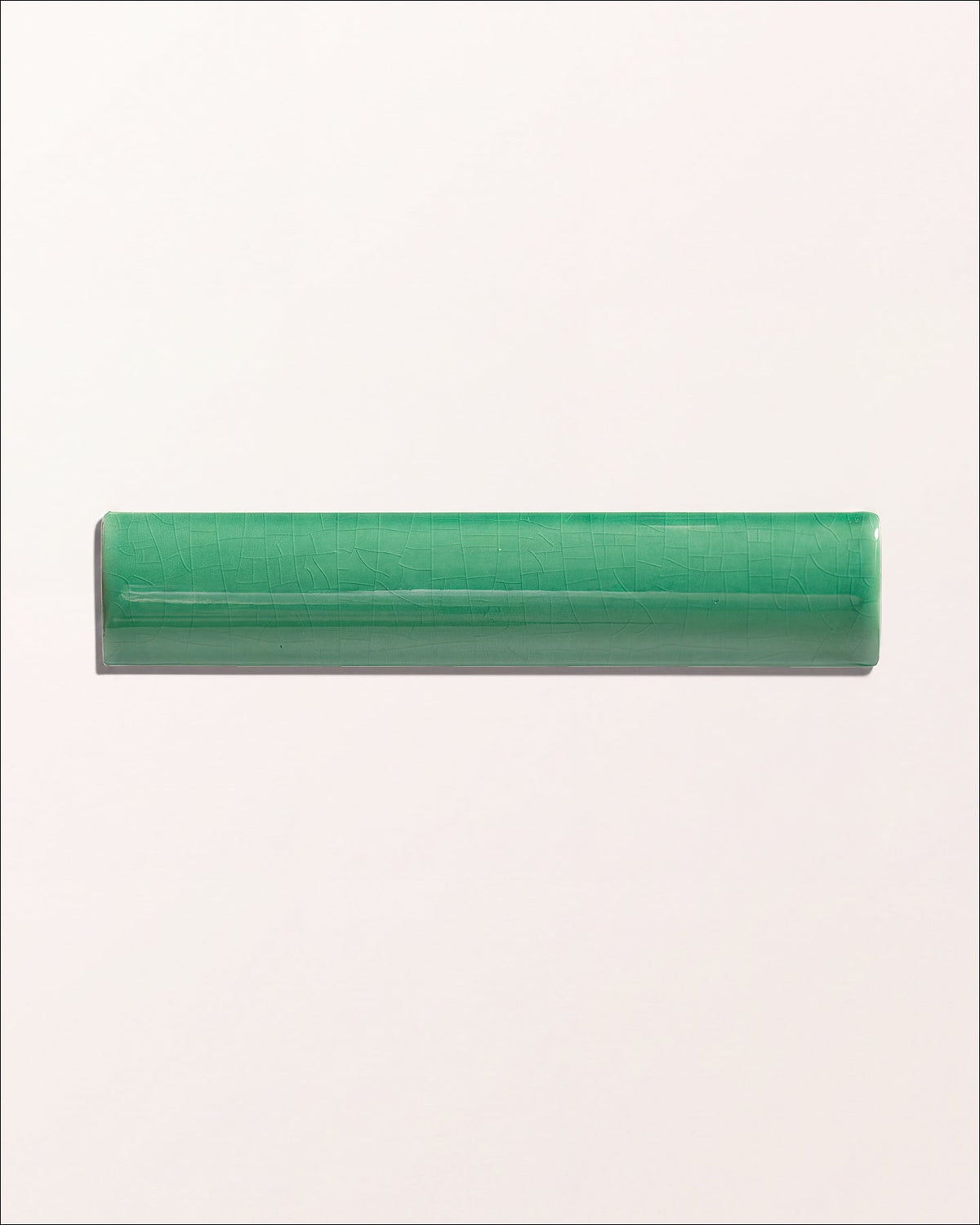 Ca’ Pietra Victorian Style™ Wall Ceramic Emerald Green Simple Beading Crackle Glaze — official gallery image 2