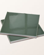 Ca’ Pietra Victorian Style™ Wall Ceramic Cabbage Green Square — official gallery image 7