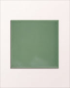 Ca’ Pietra Victorian Style™ Wall Ceramic Cabbage Green Square — official gallery image 2