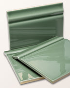 Ca’ Pietra Victorian Style™ Wall Ceramic Cabbage Green Skirting — official gallery image 5