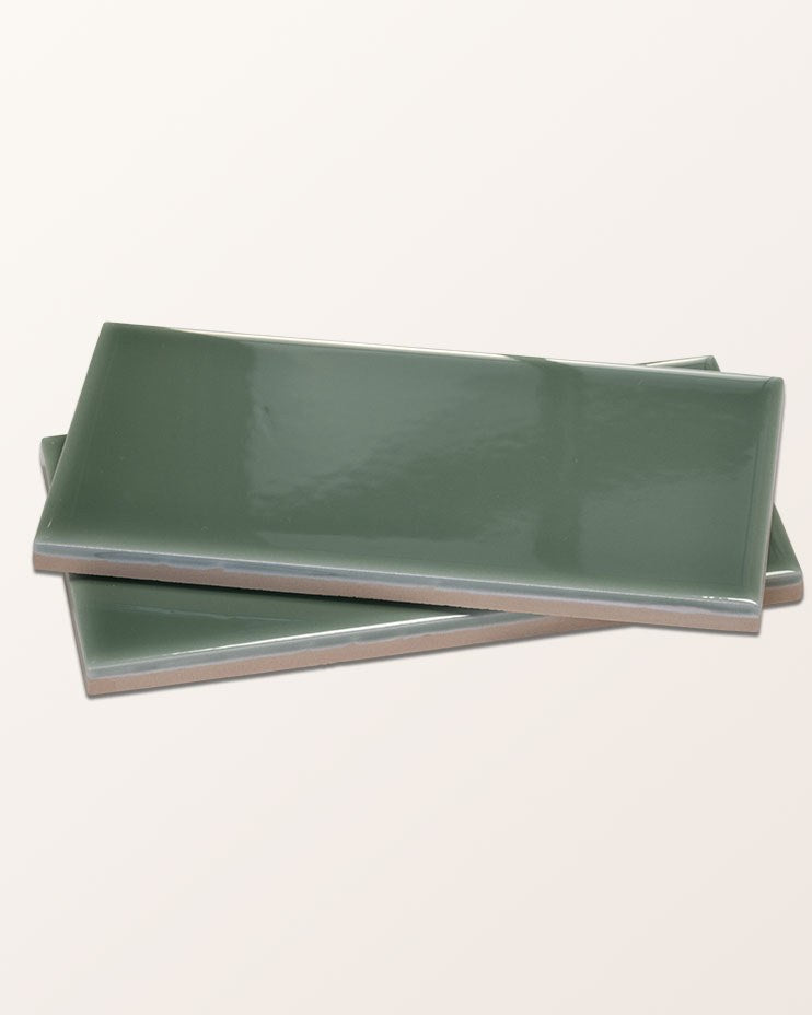 Ca’ Pietra Victorian Style™ Wall Ceramic Cabbage Green Metro — official gallery image 1