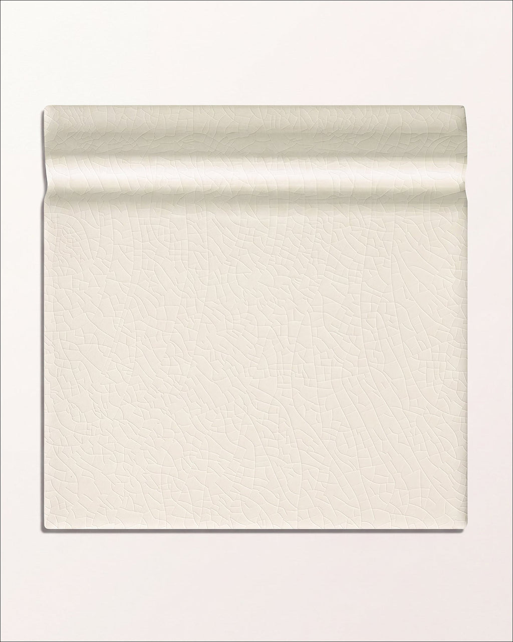 Ca’ Pietra Victorian Style™ Wall Ceramic Antique White Skirting Crackle Glaze — official gallery image 2