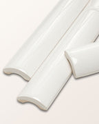 Ca’ Pietra Victorian Style™ Wall Ceramic Antique White Simple Beading Crackle Glaze — official gallery image 4