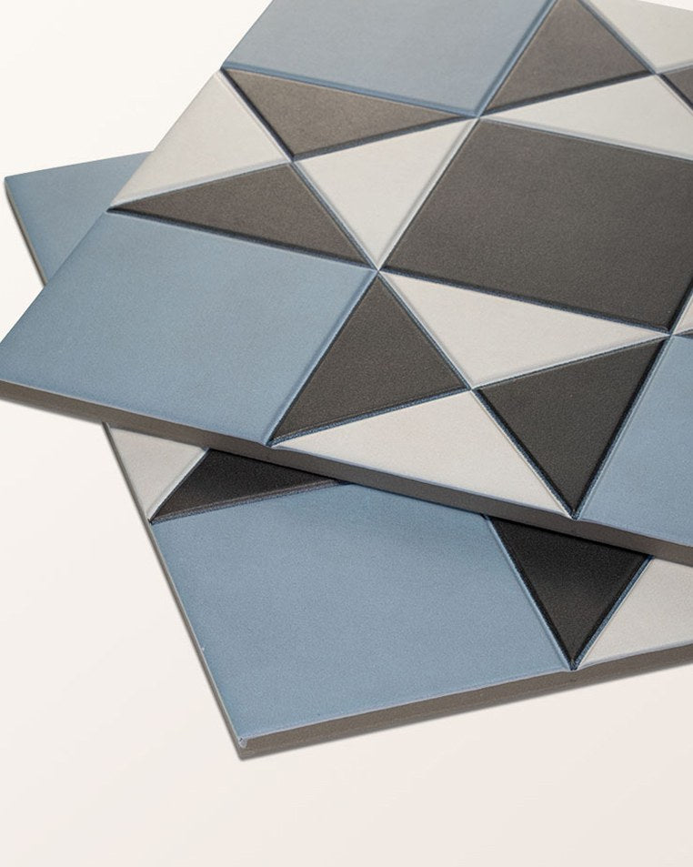 Ca’ Pietra Victorian Style™ Porcelain Finchley Pattern Sky Blue — official gallery image 5