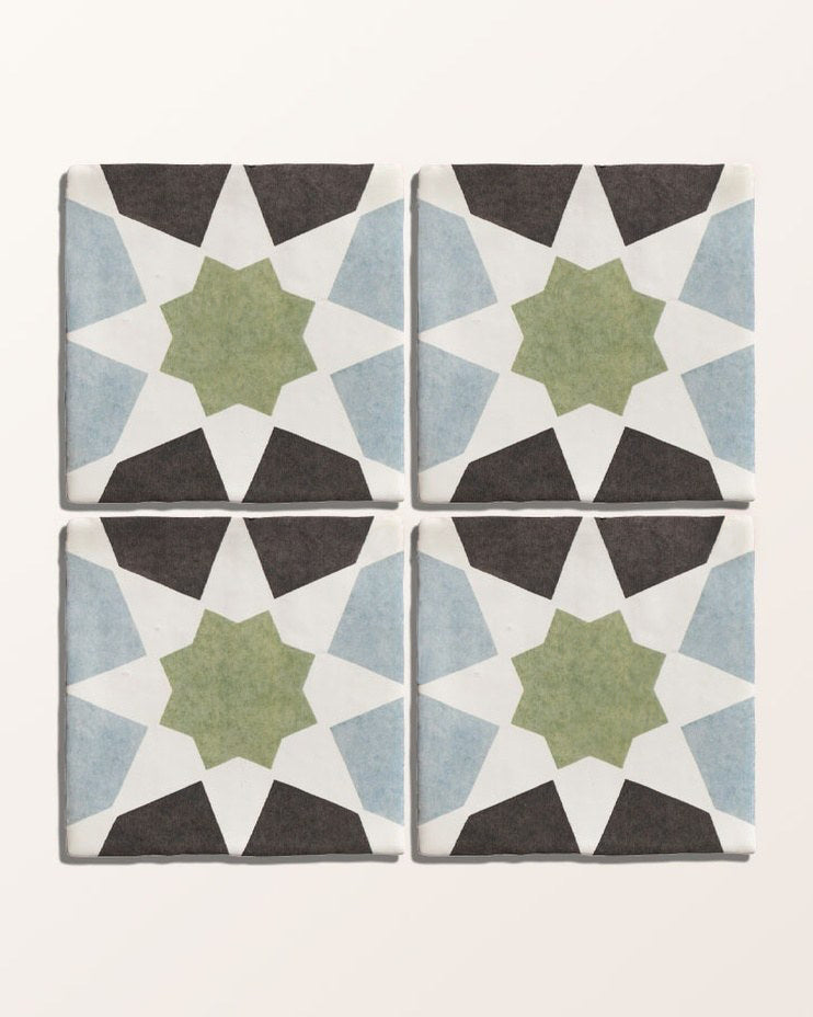 Ca’ Pietra STUDIO Souk Green Star Ceramic — official gallery image 1