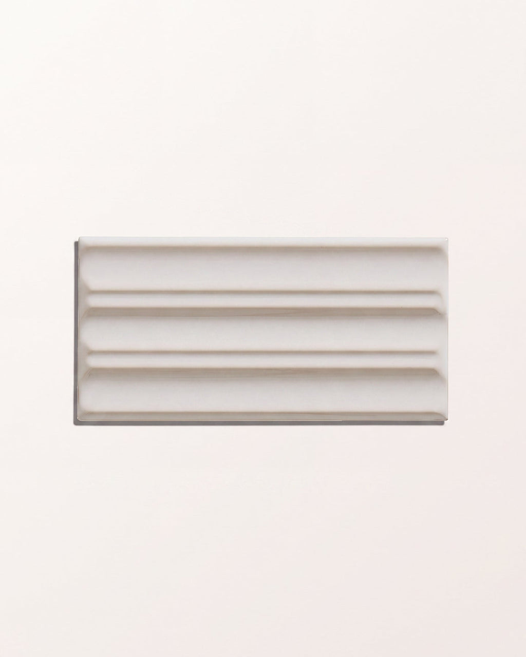 Ca’ Pietra Tunstall Ceramic Fluted Brick Deep White — official gallery image 2