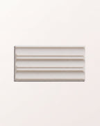 Ca’ Pietra Tunstall Ceramic Fluted Brick Deep White — official gallery image 2