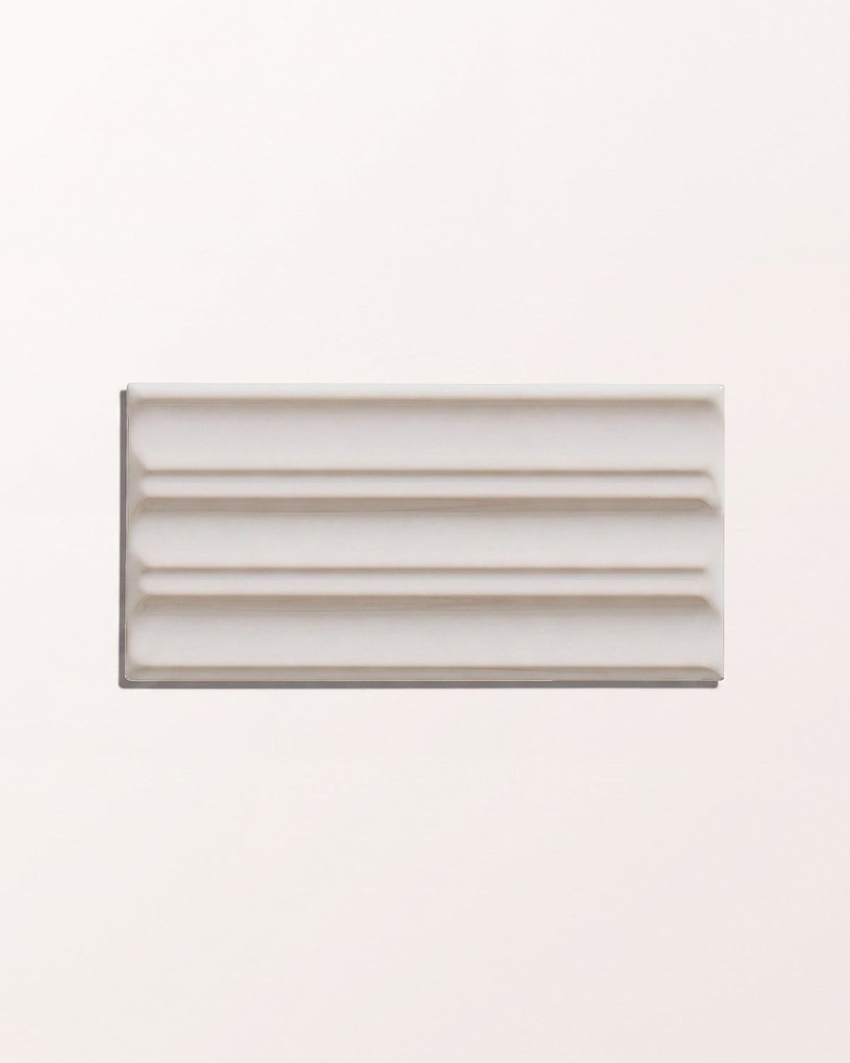 Ca’ Pietra Tunstall Ceramic Fluted Brick Deep White — official gallery image 2