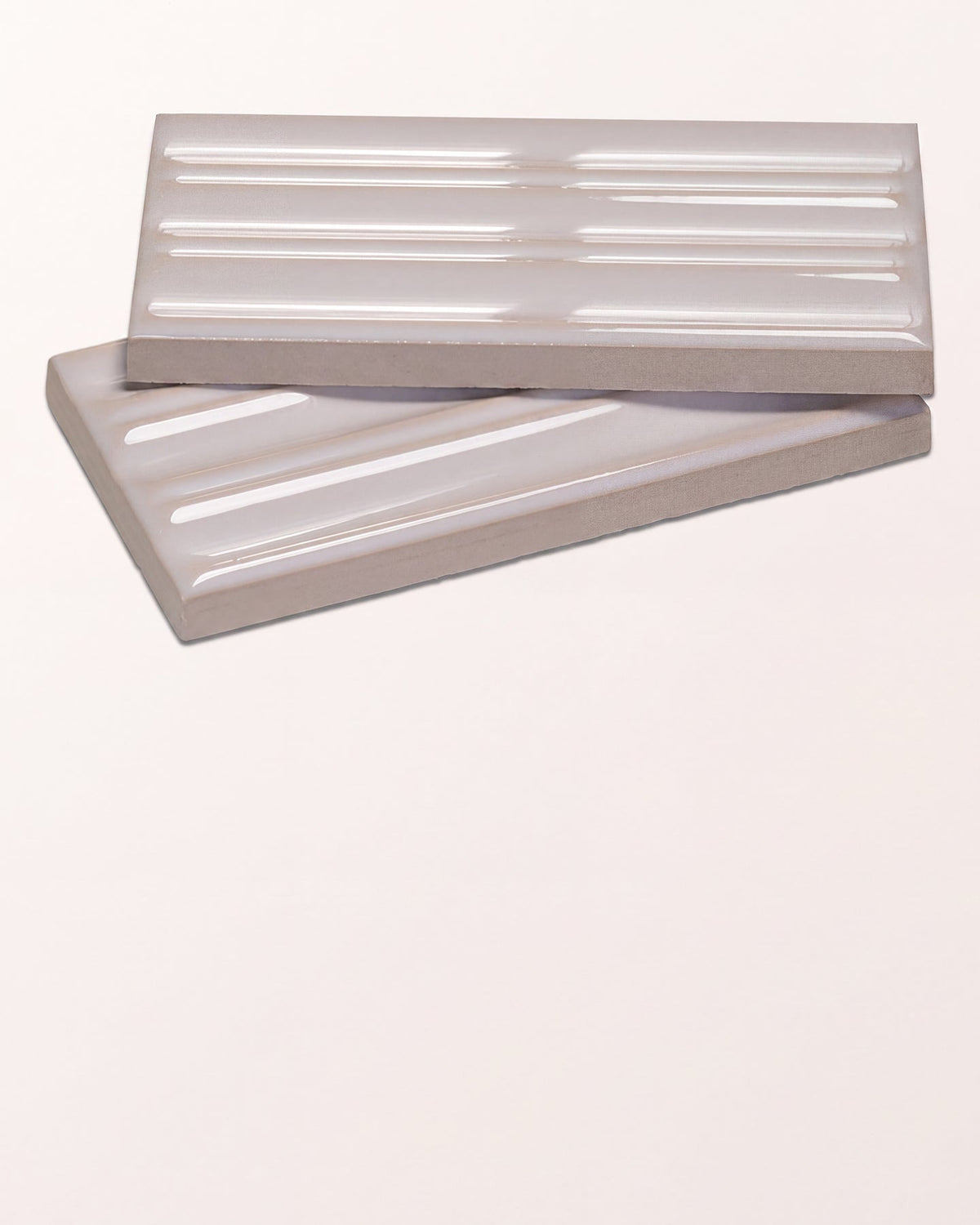 Ca’ Pietra Tunstall Ceramic Fluted Brick Deep White — official gallery image 1