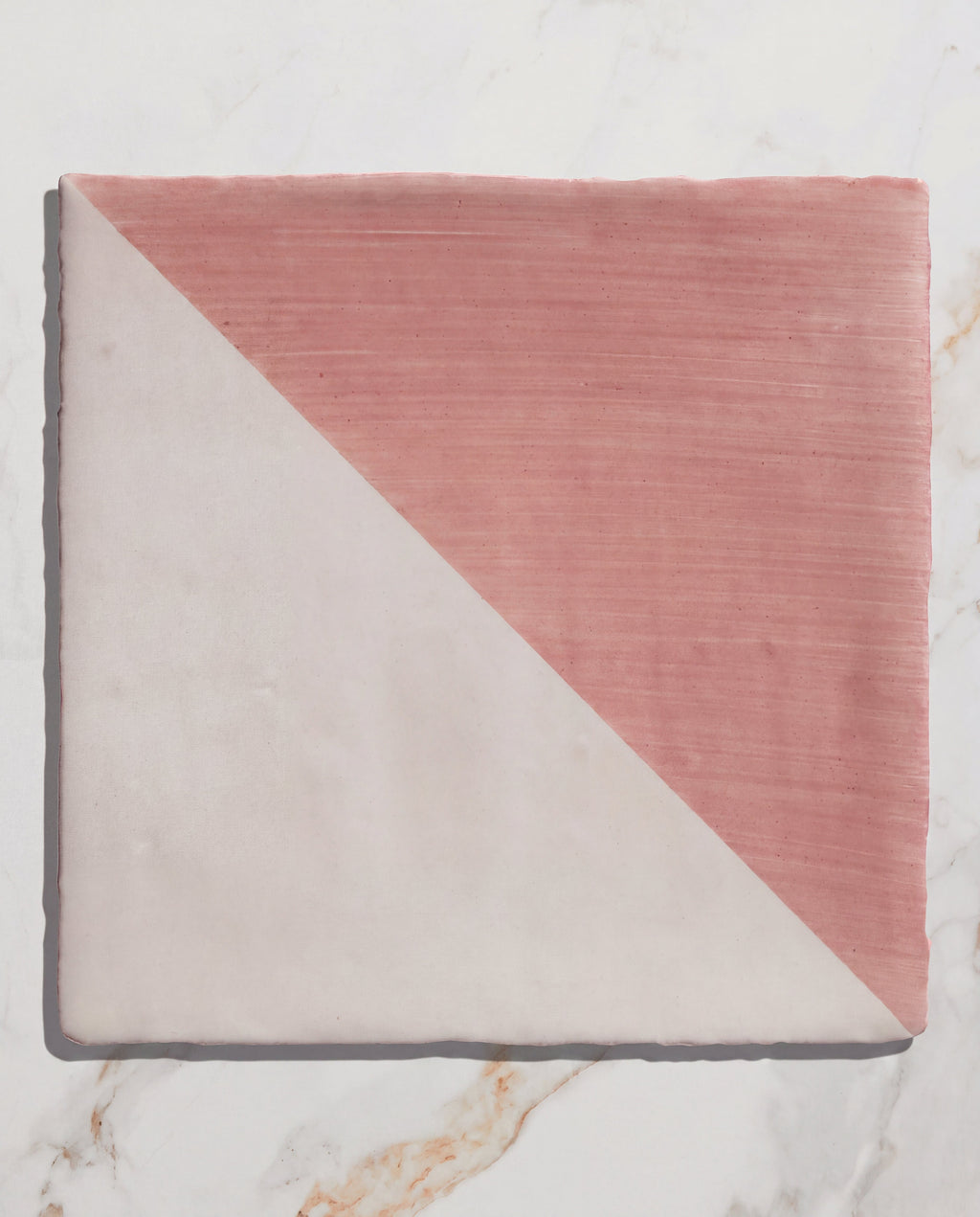 Ca’ Pietra STUDIO Jamboree Handpainted Ceramic Coral Tri — official gallery image 2