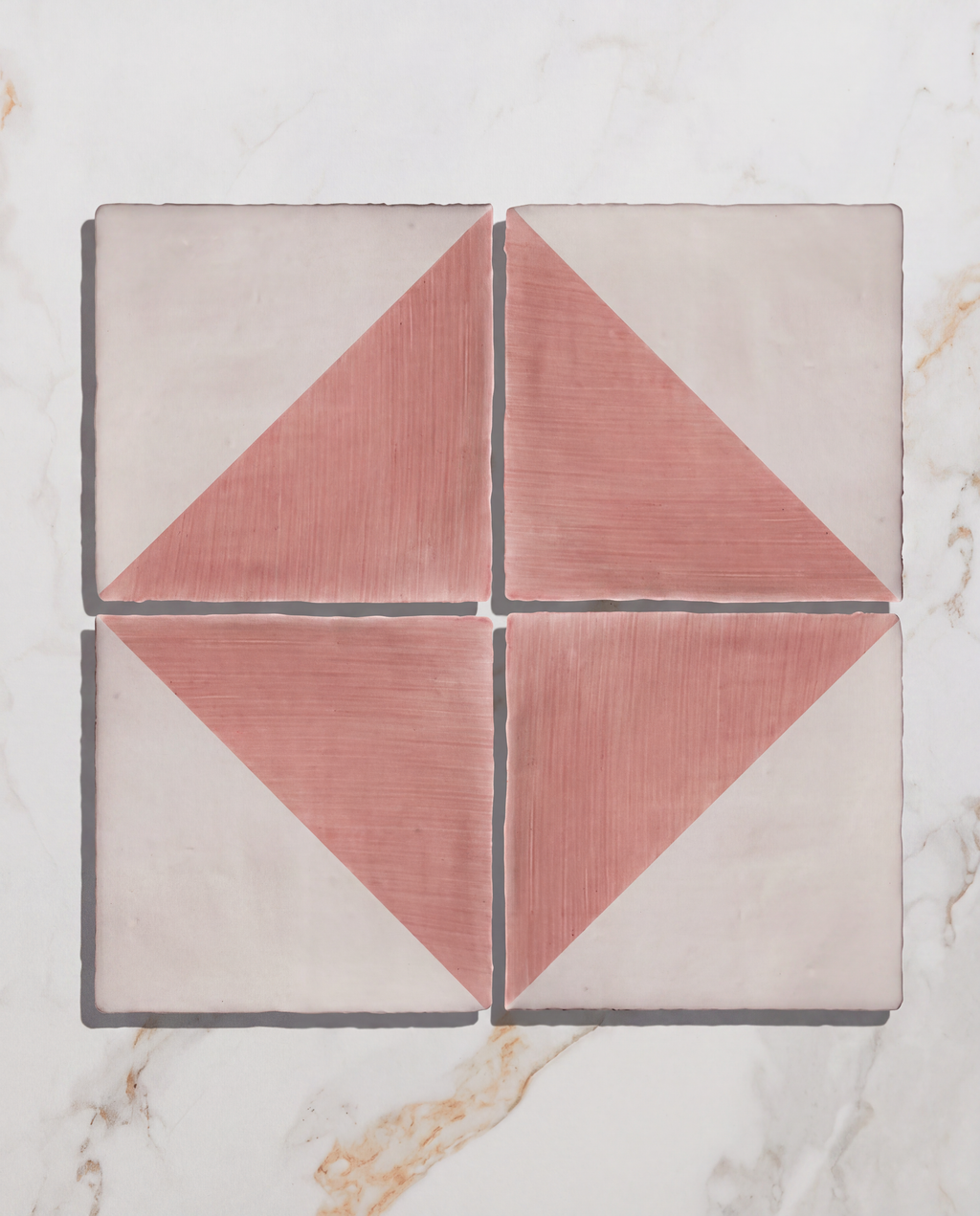 Ca’ Pietra STUDIO Jamboree Handpainted Ceramic Coral Tri — official gallery image 5