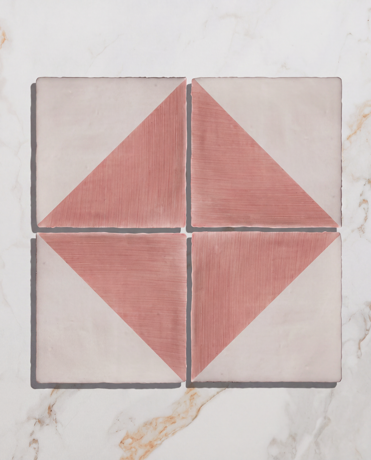 Ca’ Pietra STUDIO Jamboree Handpainted Ceramic Coral Tri — official gallery image 5