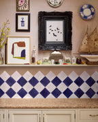Ca’ Pietra STUDIO Jamboree Handpainted Ceramic Denim Field — official gallery image 1