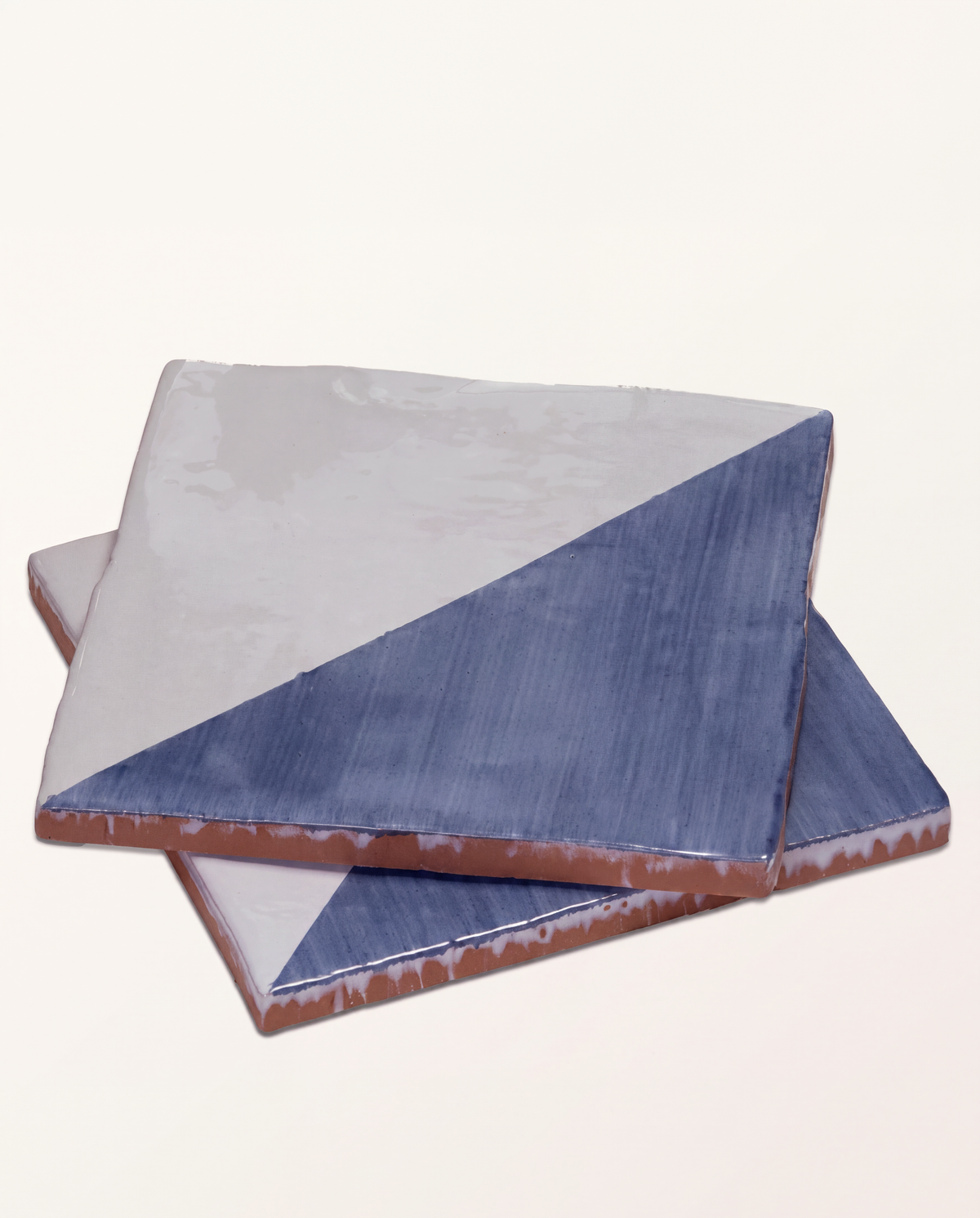 Ca’ Pietra STUDIO Jamboree Handpainted Ceramic Denim Tri — official gallery image 3