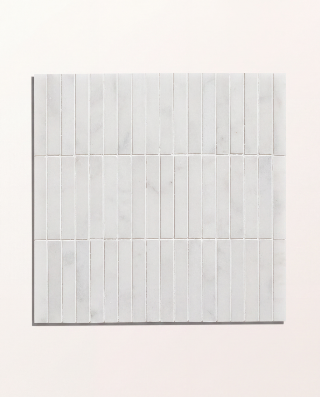 Ca’ Pietra Long Island Marble Bamboo Mosaic — official gallery image 2