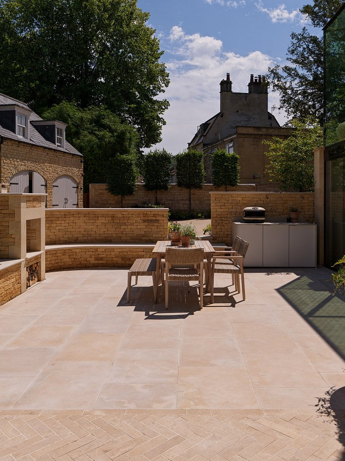 Ca’ Pietra Buscot Limestone Tumbled & Etched Finish — official gallery image 11