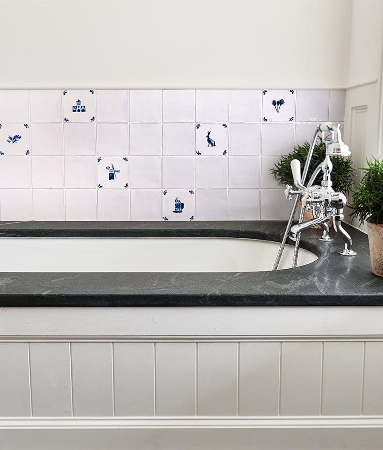 Ca’ Pietra Dyrham Dairy Ceramic Chalk White Field — official gallery image 1