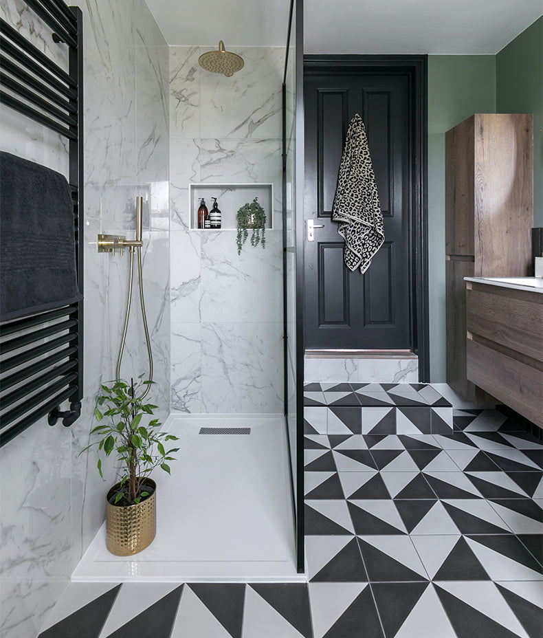 Ca’ Pietra Parisian Café Porcelain Tri Black — official gallery image 2