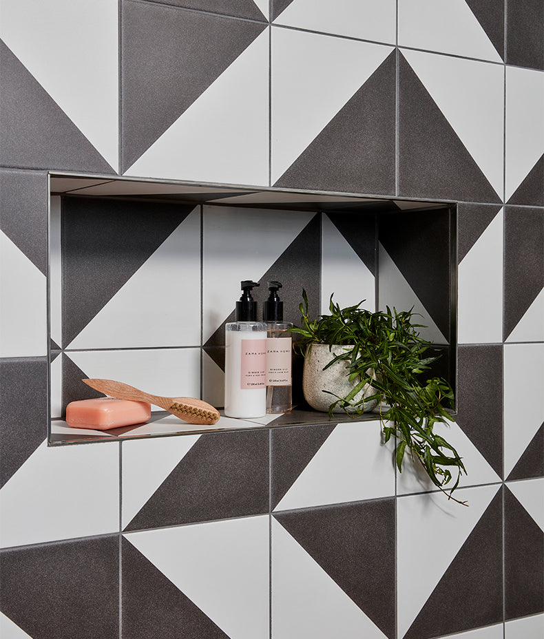 Ca’ Pietra Parisian Café Porcelain Tri Black — official gallery image 13