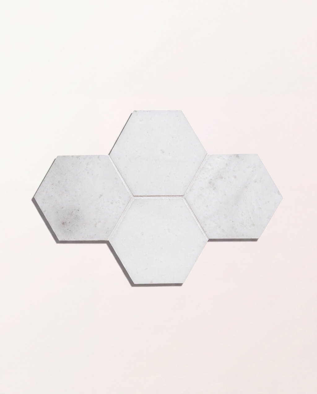 Ca’ Pietra Long Island Marble Honed Finish Large Hexagon — official gallery image 2
