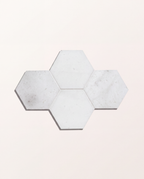 Ca’ Pietra Long Island Marble Honed Finish Large Hexagon — official gallery image 2