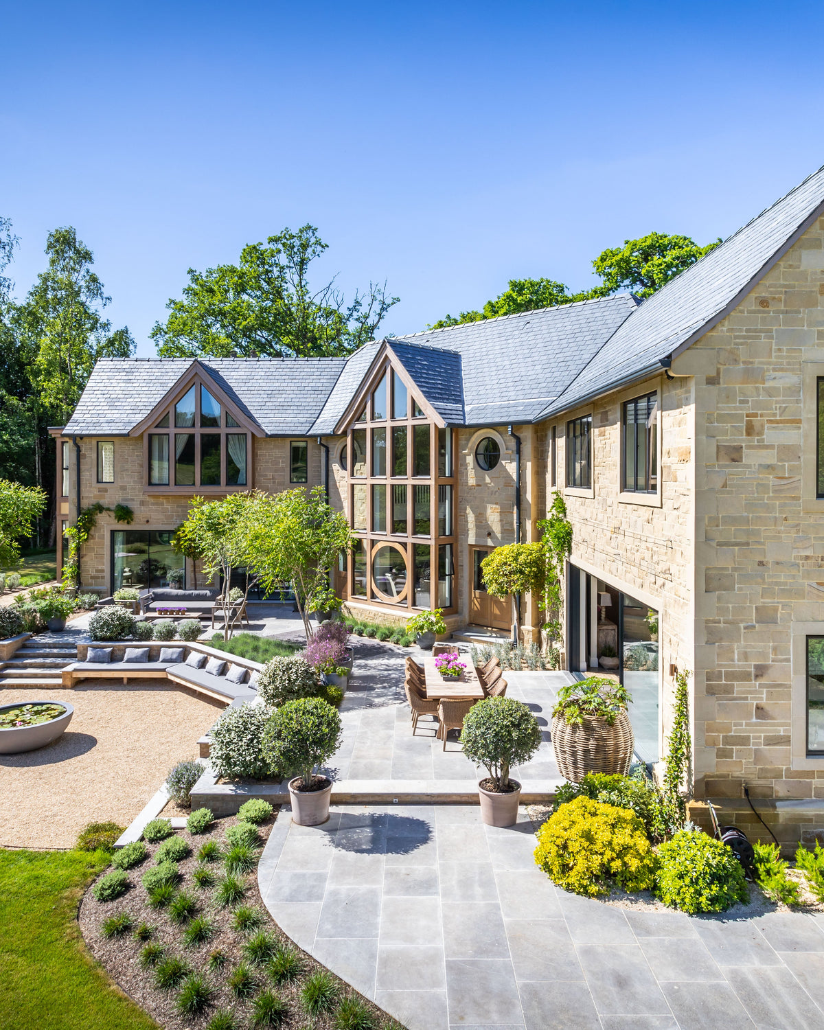 Ca’ Pietra Kimmeridge Limestone Paving Tumbled & Etched Finish — official gallery image 5
